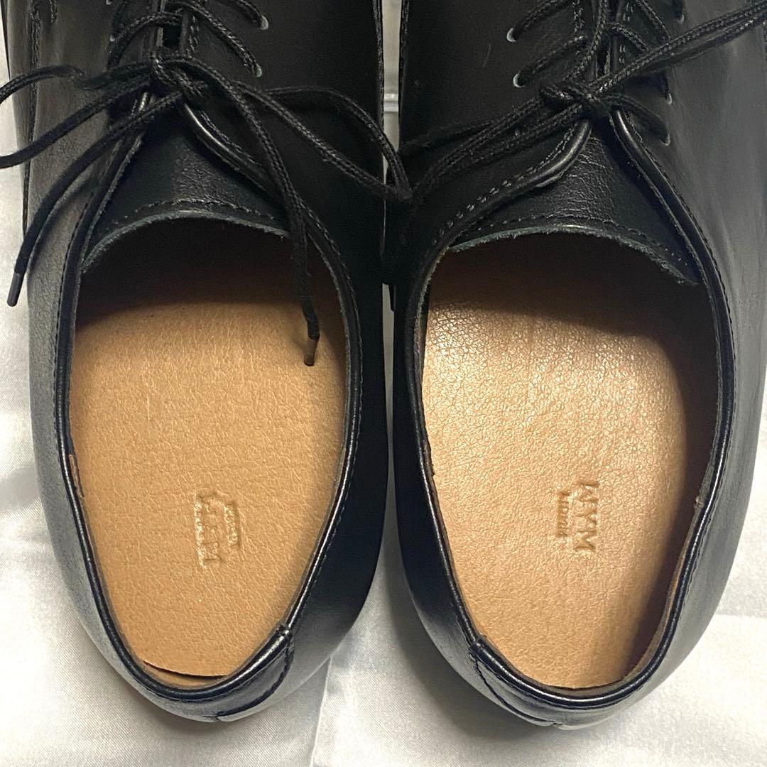極美品 WYM 26.5 GENUINE LEATHER PLAIN DERBY