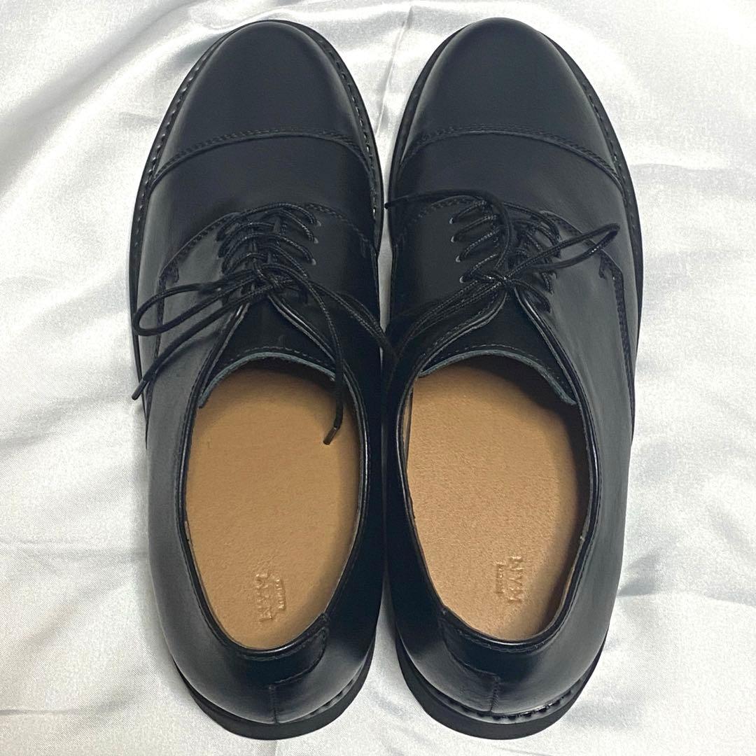 極美品 WYM 26.5 GENUINE LEATHER PLAIN DERBY