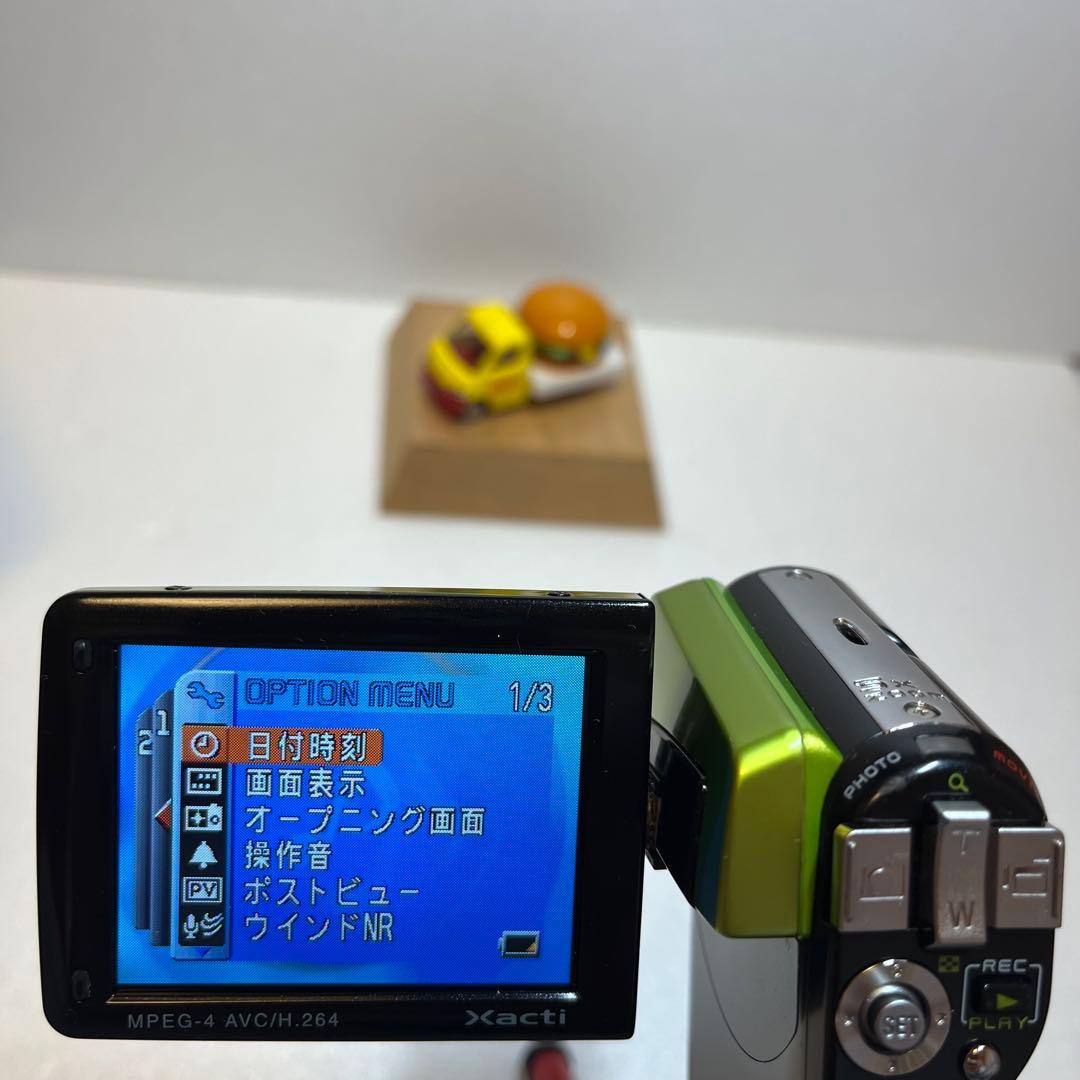 SANYOデジタルムービーカメラXacti DMX-CG65グリーン⭐️フルセット