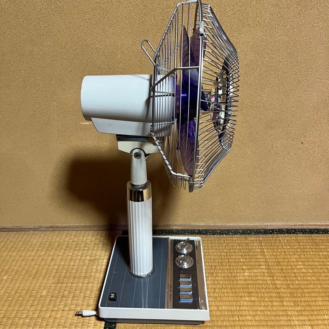 希少　４枚羽　東芝扇風機　パープルファン