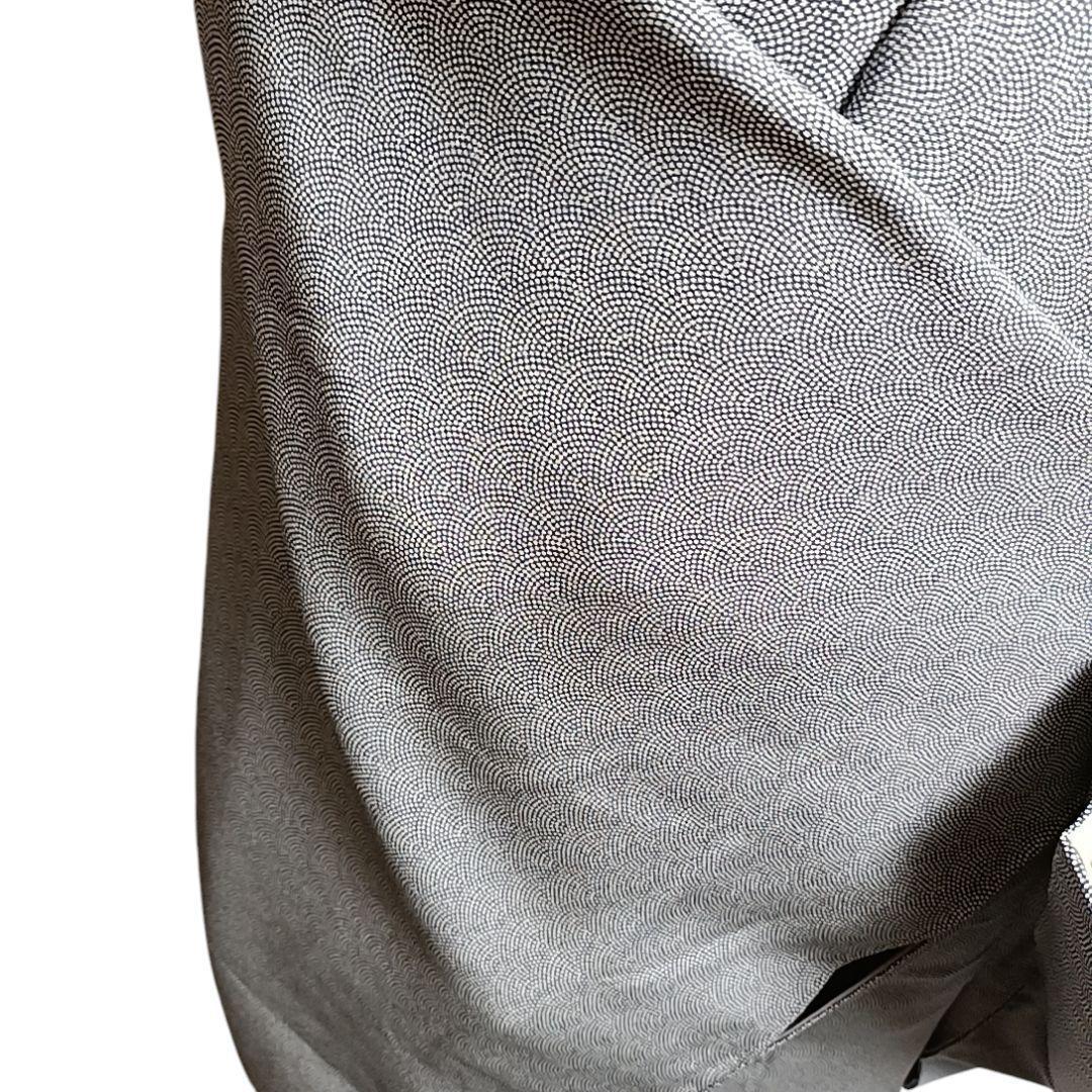 く*く様 ☆21 えっと 小紋 江戸小紋 鮫 紫地