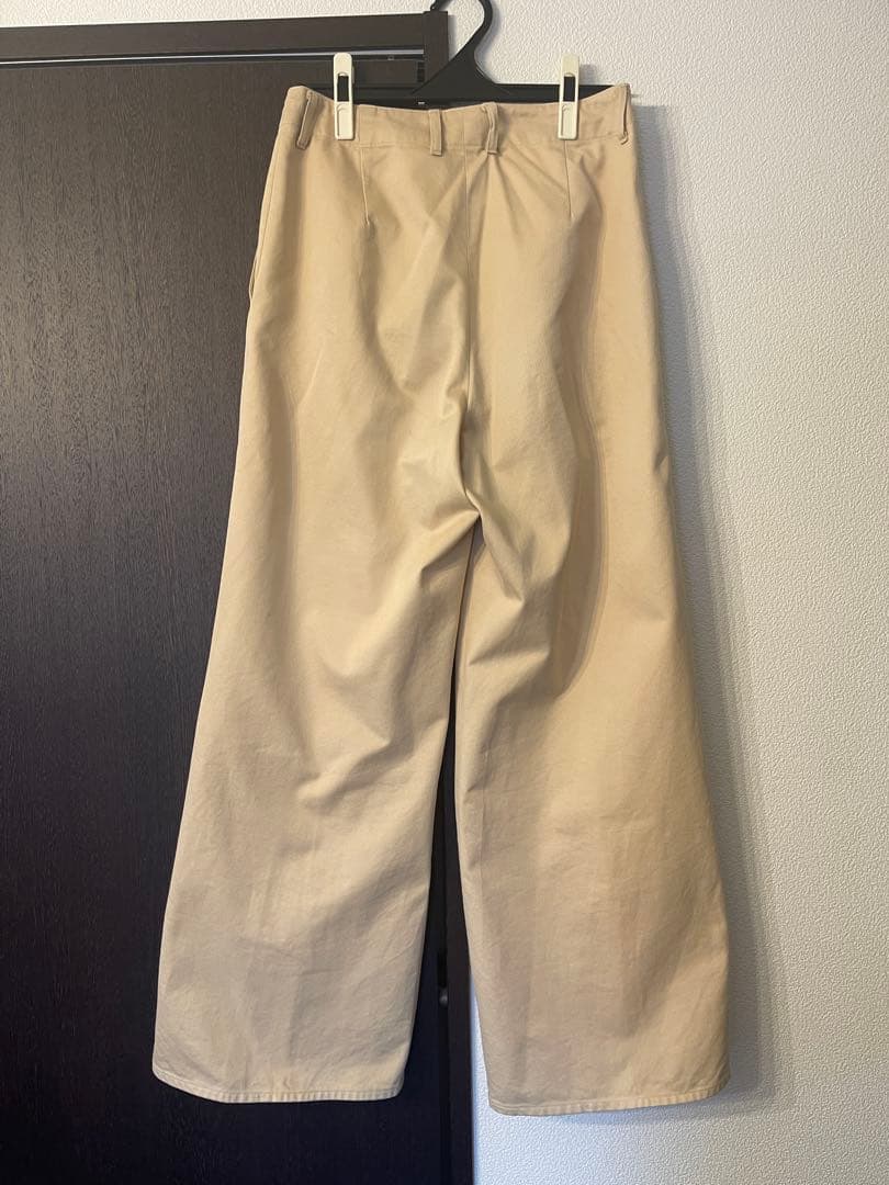 限定値下げ　AURALEE フィンクスチノワイドタックパンツ