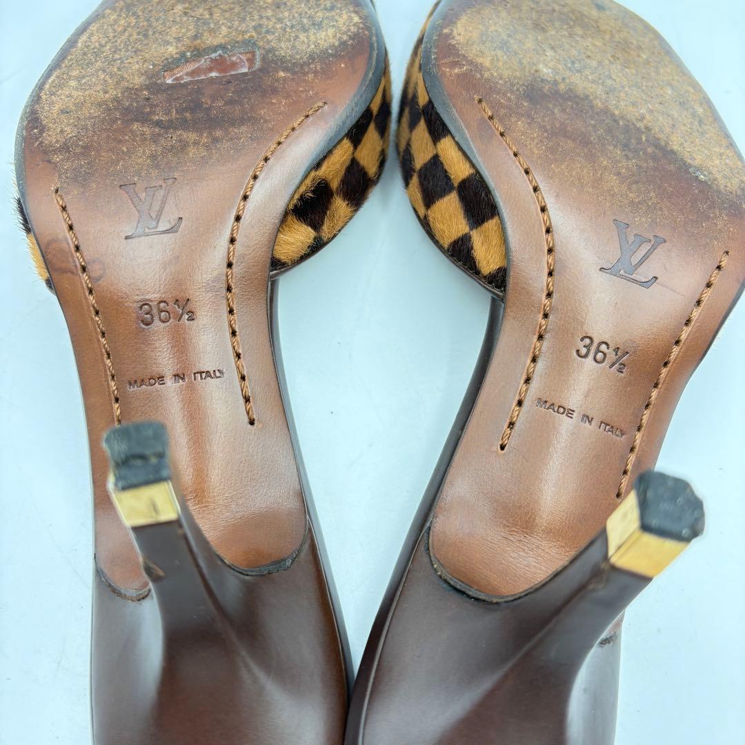 ルイヴィトン ダミエ ミュールサンダル レディース 0725-S6534h