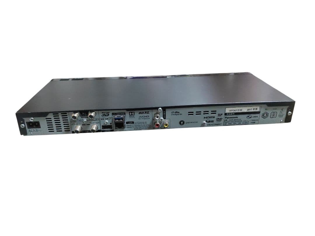 Panasonic DIGA DMR-BRW520 1TB HDD交換済み