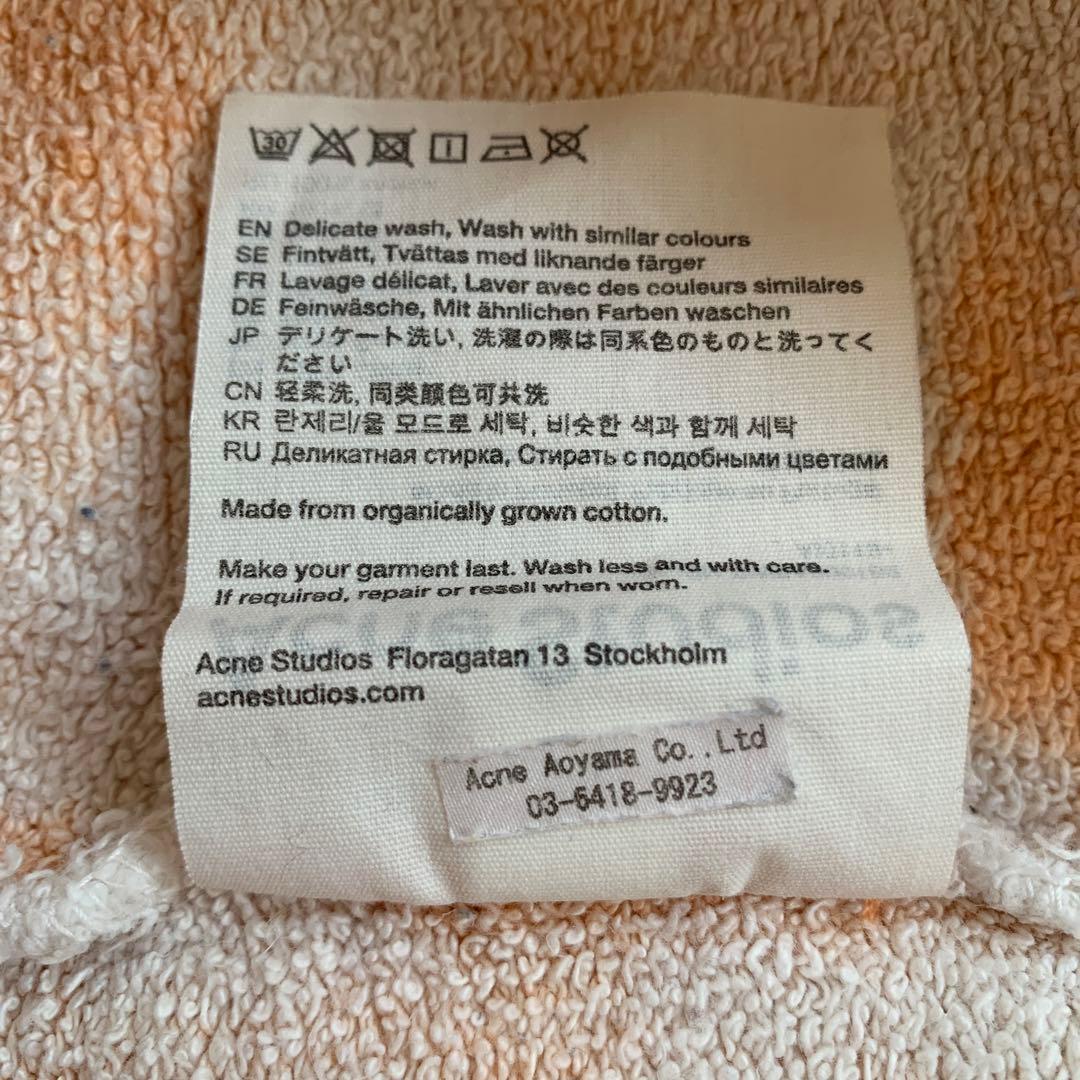 acne studios タイダイ　ハート　スウェット