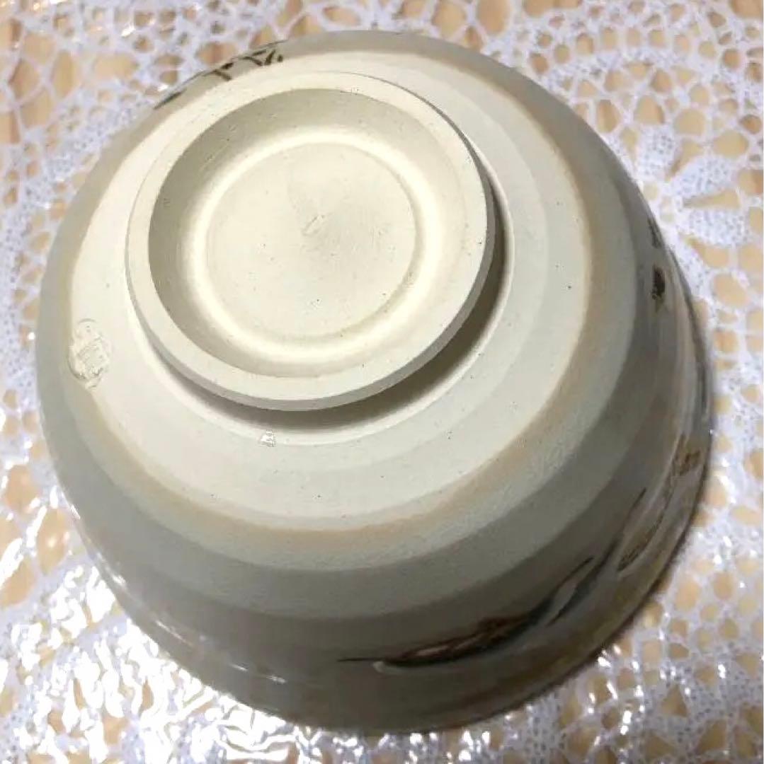 茶道具 抹茶茶碗 松とうさぎの絵柄   N484MC