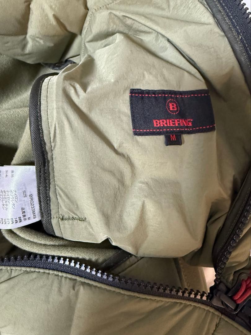 ブリーフィング オリーブグリーン ハイブリッドダウン