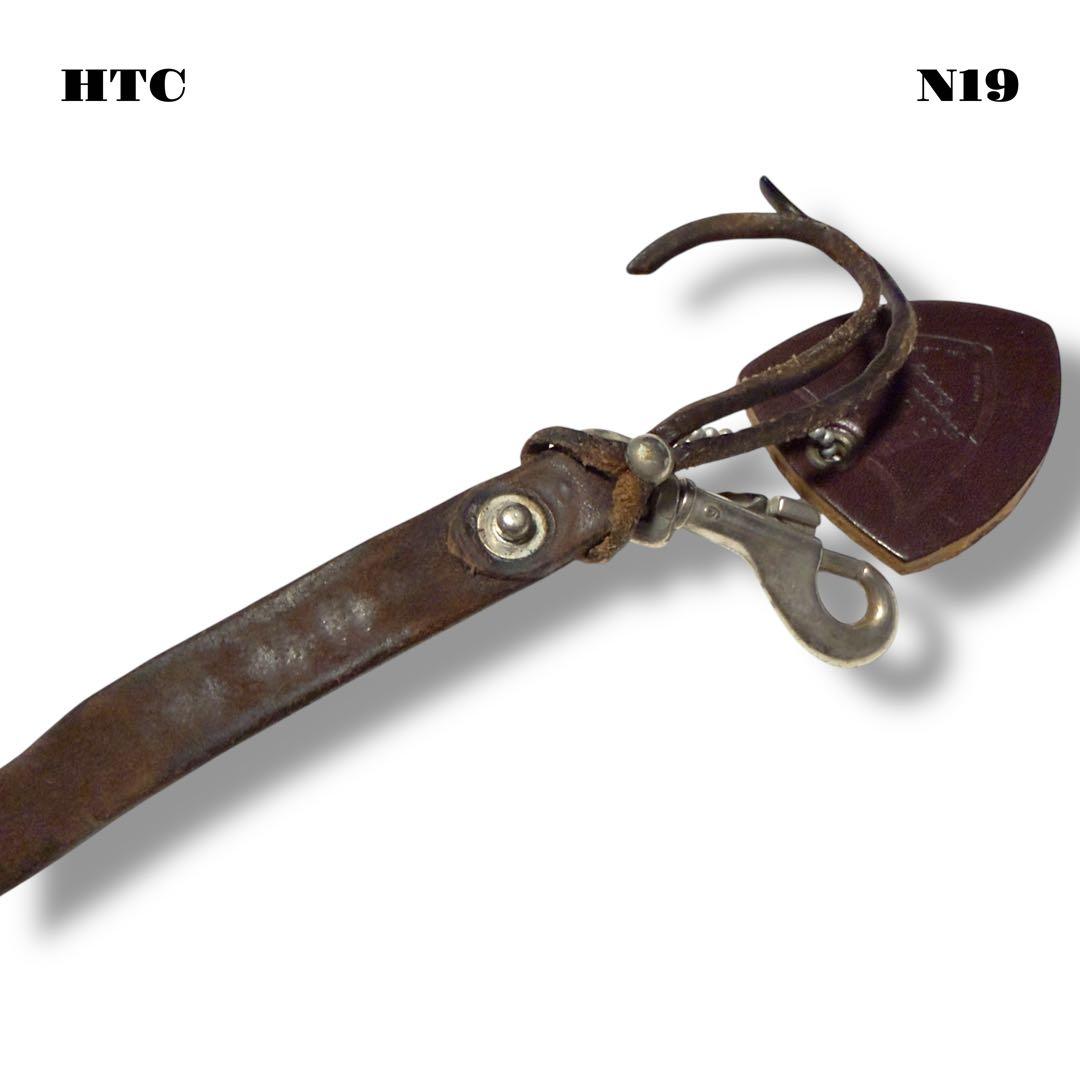 ★限定出品★ HTC レザー スタッズ キーリング キーホルダー ベルト ループ