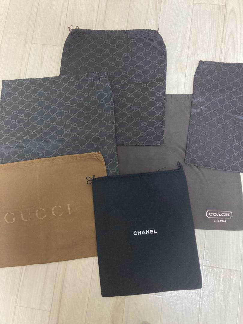 GUCCI CHANEL COACH 収納袋セット