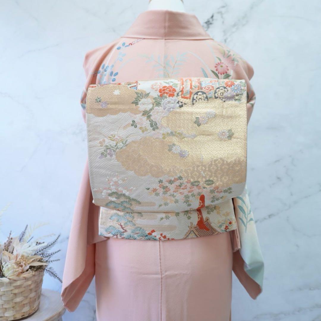 訪問着 フルセットa498 卒業式　入学式　お宮参り　七五三　結婚式　落款