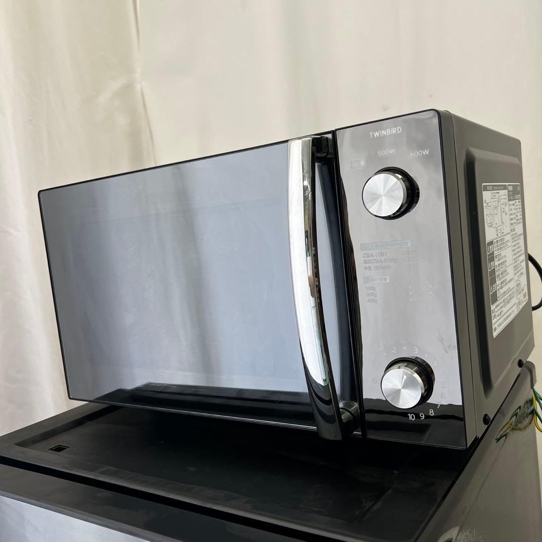 126⭕️冷蔵庫　洗濯機　レンジ　一人暮らし　家電セット　黒　小型　安い　設置無料