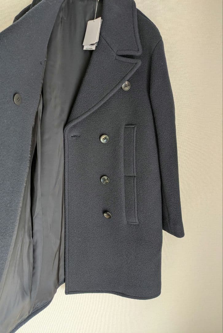 早い者勝ち★新品定価9万 セオリーリュクス ピーコート ダークネイビー38