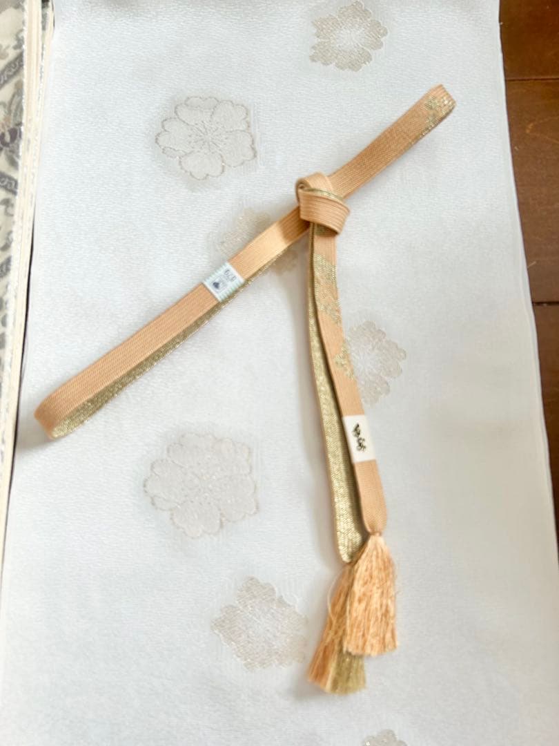 美品　一部しつけ糸付き　総刺繍　正絹訪問着　フルセット4点　入学式　七五三