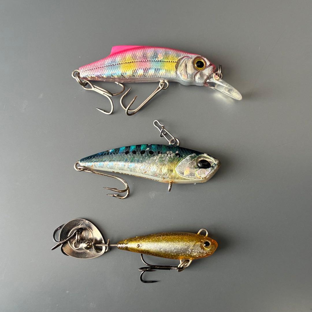 ライトゲーム：セット：メバル：シーバス：メッキ：トラウト：ロックフィッシュ