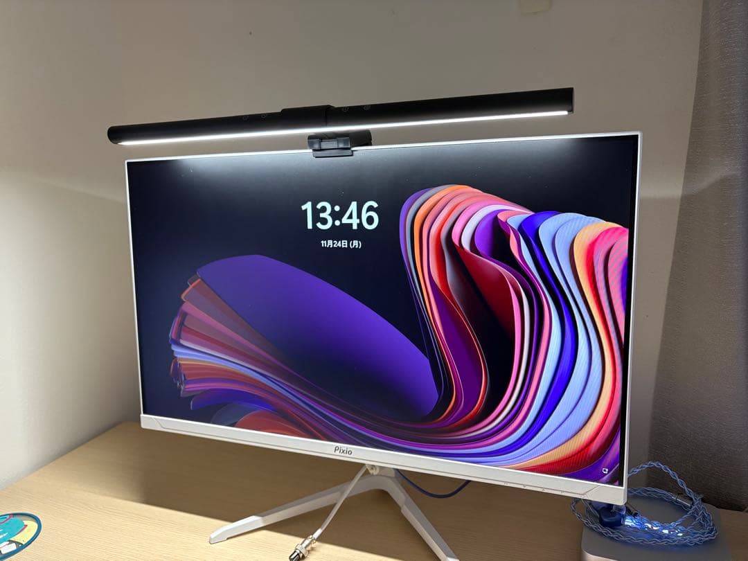 Pixio PX248 Wave ホワイト 23.8インチ 200Hz FHD