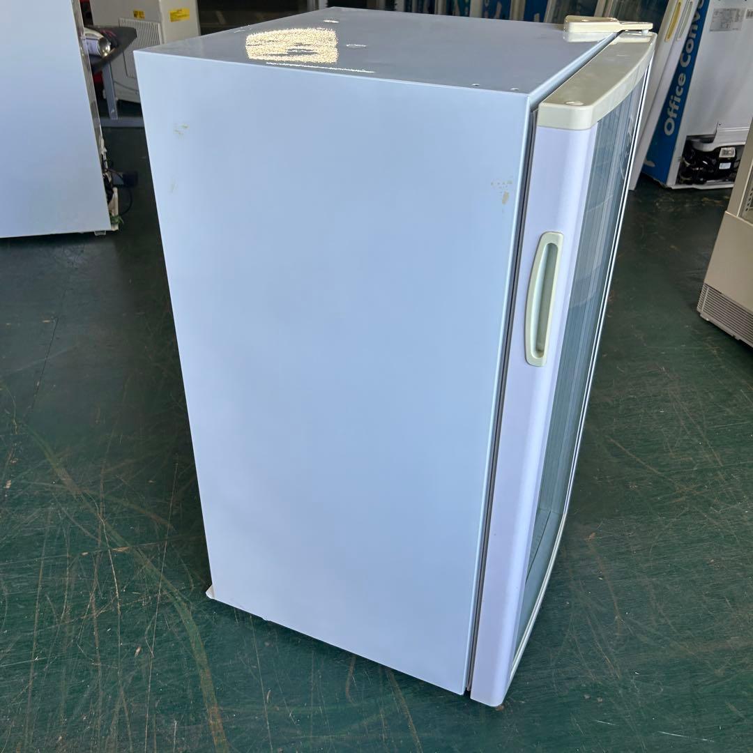 137業務用 冷蔵ショーケース オフィスコンビニ XW-105 左右開き 小型