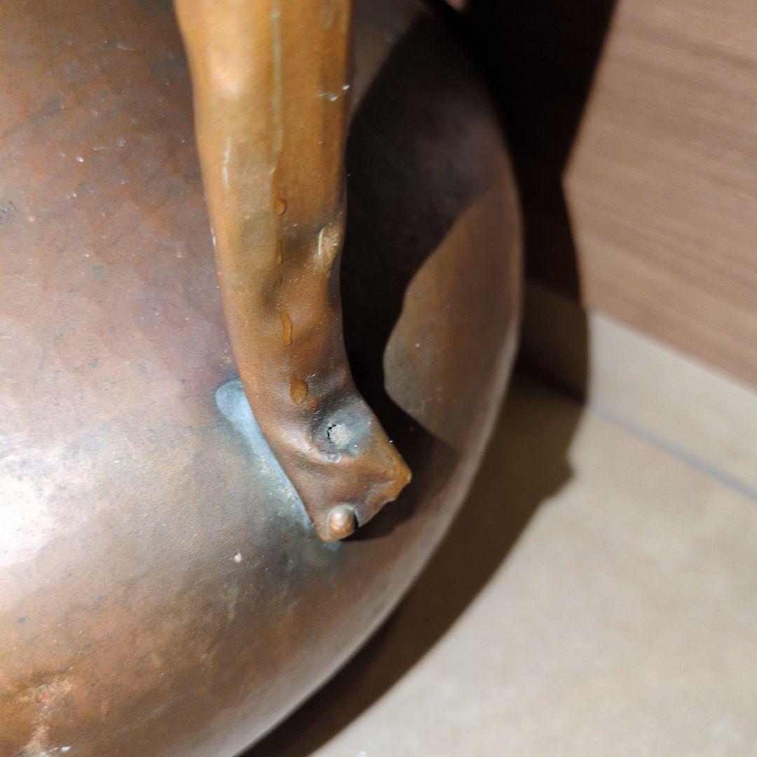 イタリア　Lilium社製　銅製ヴィンテージ傘立て　フラワースタンド