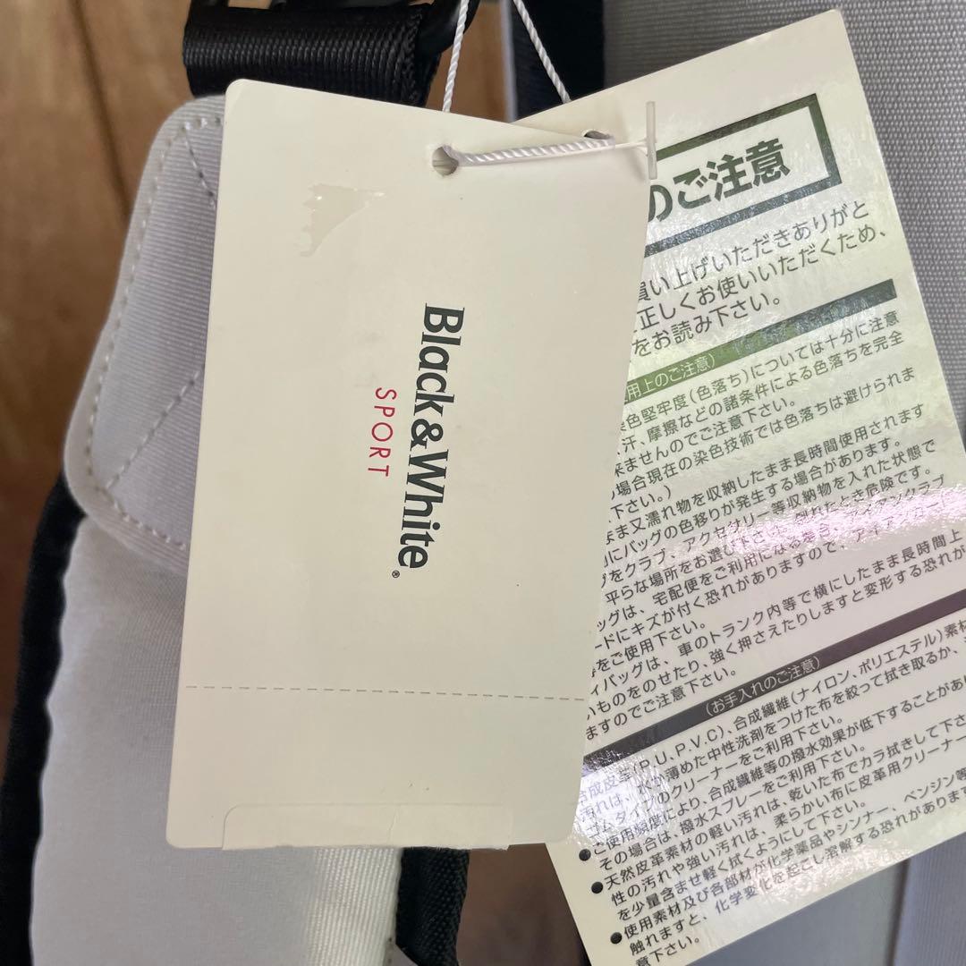 【新品】B&W スタンドゴルフバッグ ホワイト