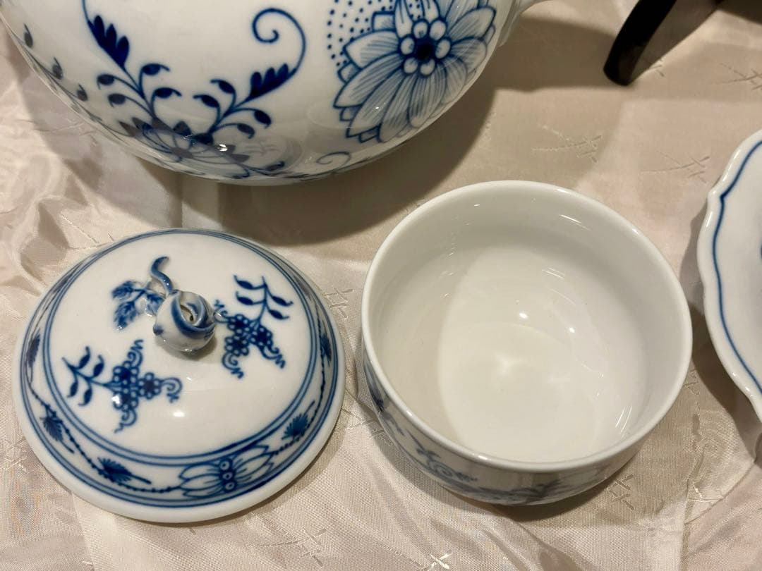 マイセン ブルーオニオン ティーセット