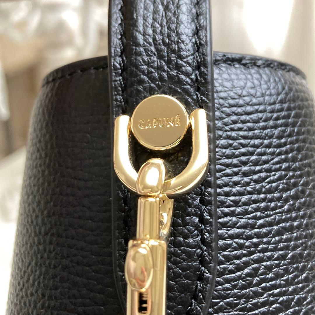 t*n様 ❤️極美品❤️CAFUNE EGG BUCKET - BLACK ショ