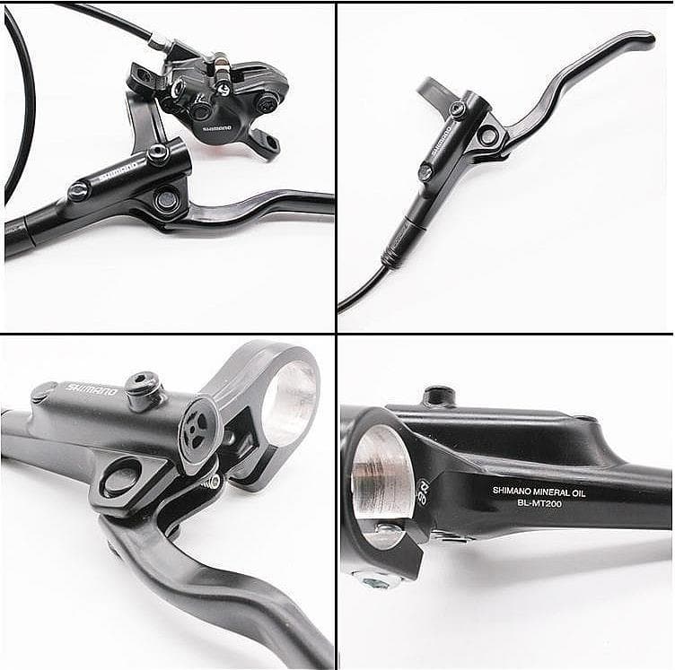 MT200油圧ブレーキ+SRAM180mmローター２枚