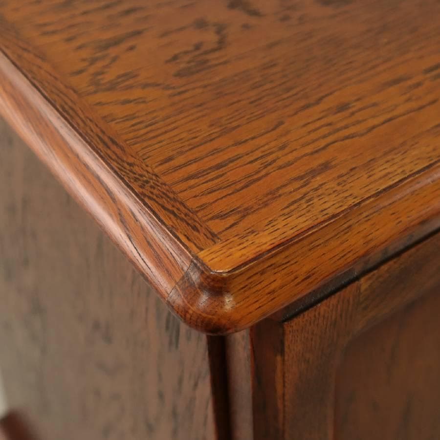 値下三越家具ブルージュ ライティングビューロー オーク無垢 英国アンティーク調