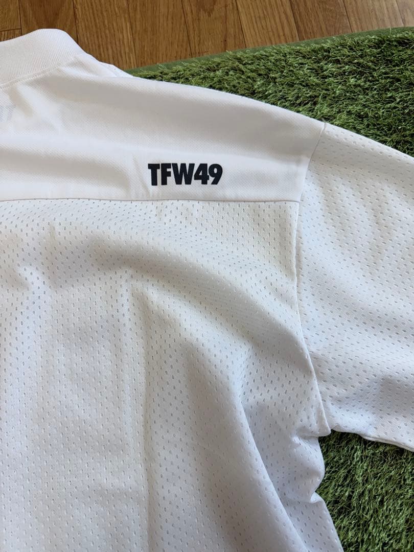 新品正規品TFW49/XL】吸汗速乾ドライ素材半袖モックネックシャツ高機能高品質