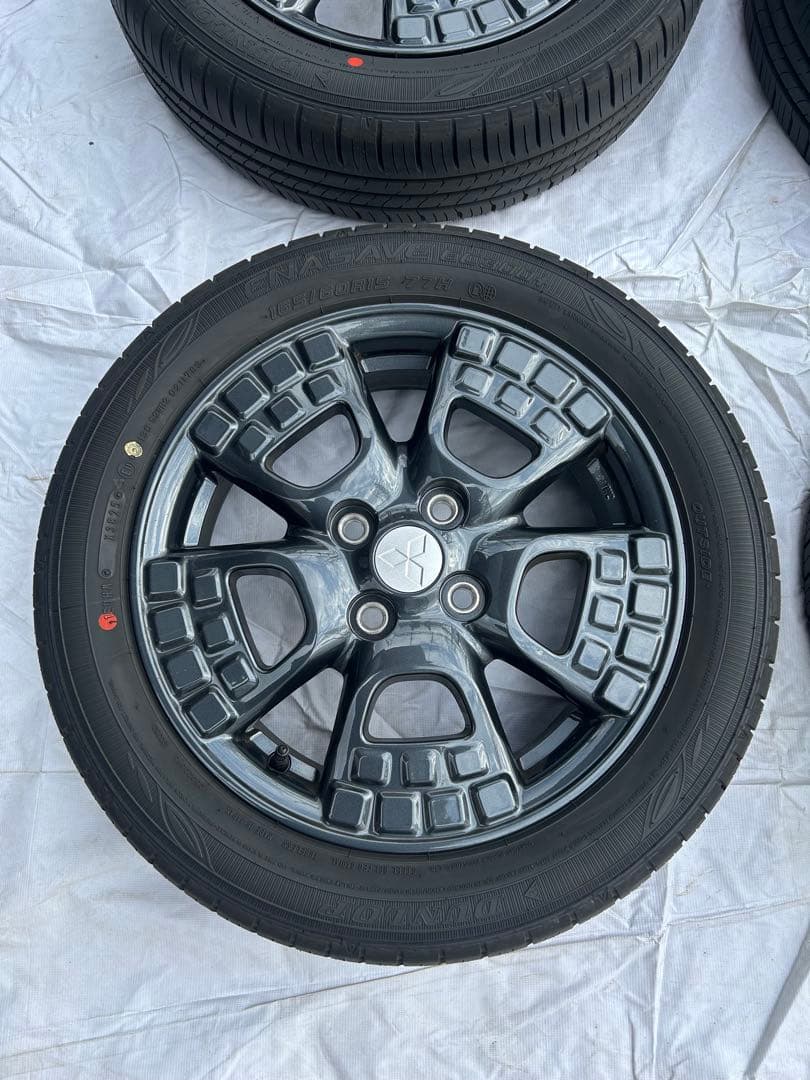 三菱 超新型デリカミニ純正15インチ タイヤホイールセット