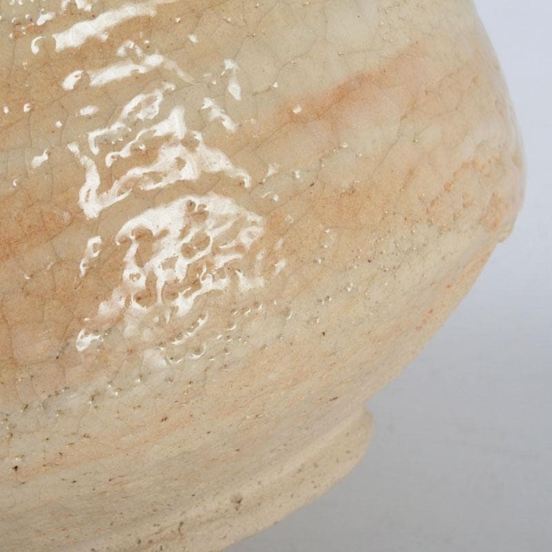 茶道具　北大路魯山人作　志野茶碗　共布　黒田陶々庵極め箱　V　9631