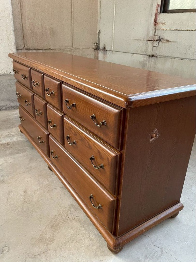 人気の丸脚　サイドボード　リビングボード　チェスト　収納棚