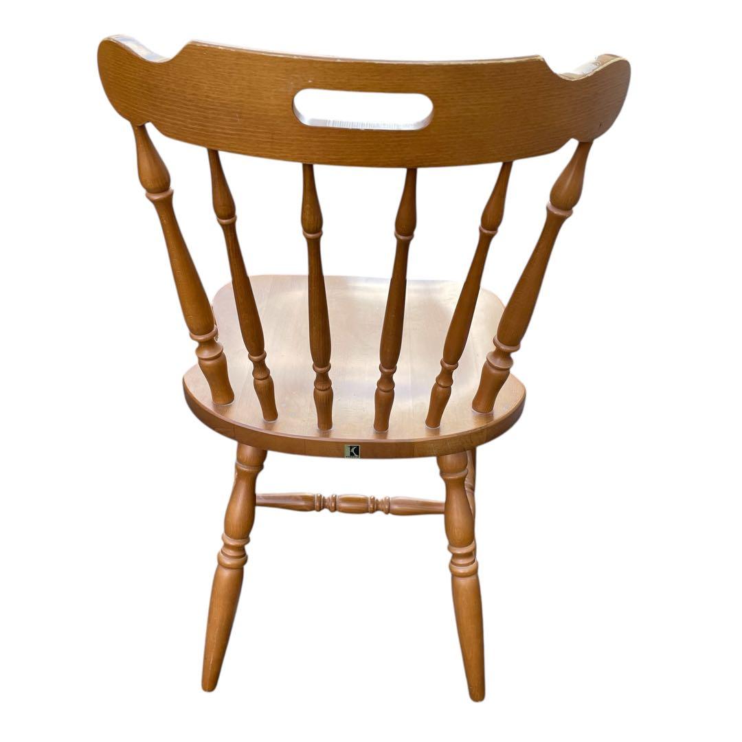 ダイニングチェア 飛騨産業 キツツキ マーク イス チェア アンティーク