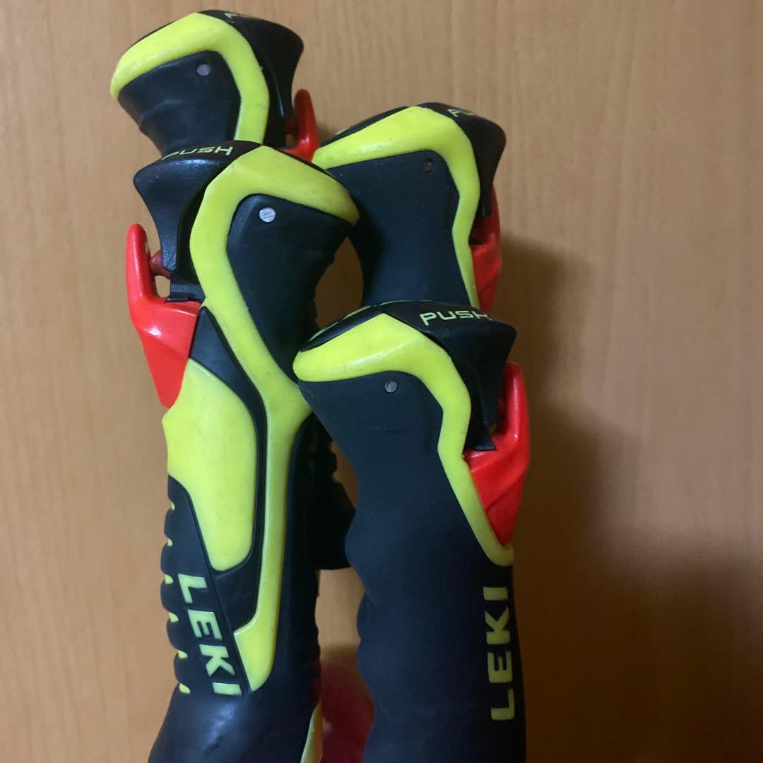 レキ　95cm 100cm ストック　アルペン 競技スキー　ポール　LEKI