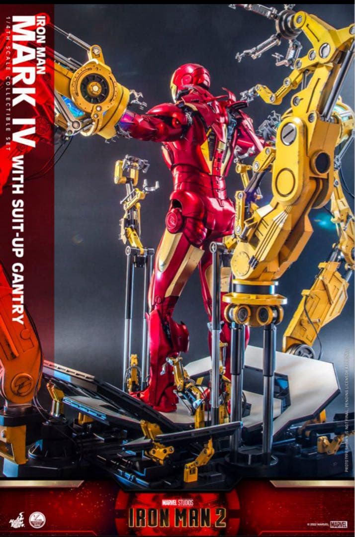 〈未展示品〉【クォーター】 アイアンマン・マーク４（パワードスーツ装着機付き）
