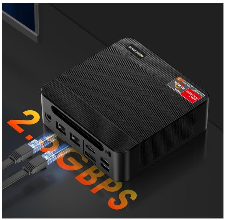 32GB 1TB ミニPC Ryzen 7 5700U BOSGAME P4