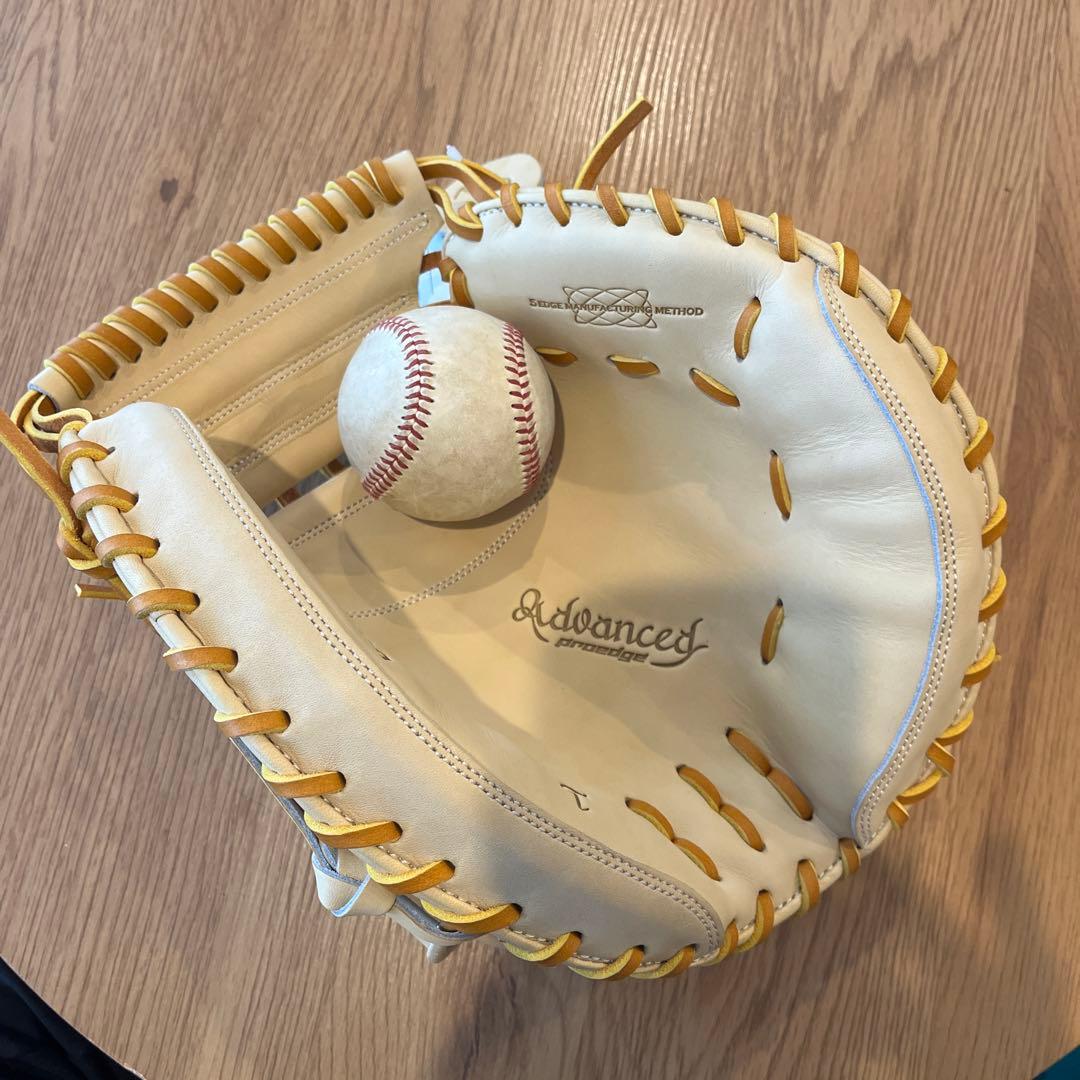 うゆ新品値下げ中硬式用 SSK キャッチャーミット キャメル