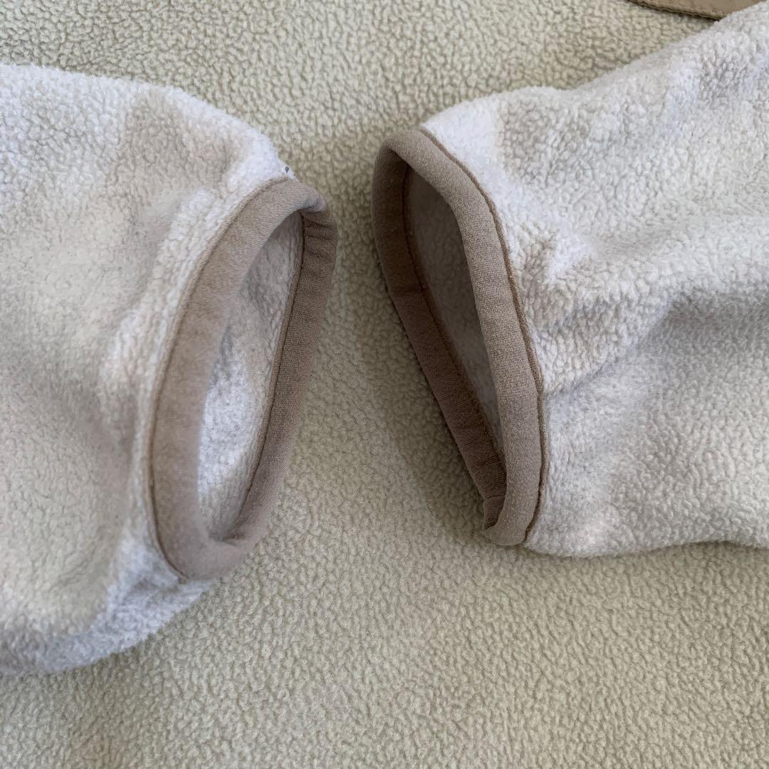 パタゴニア　シンチラ スナップT フリース　ベージュ　オフホワイト