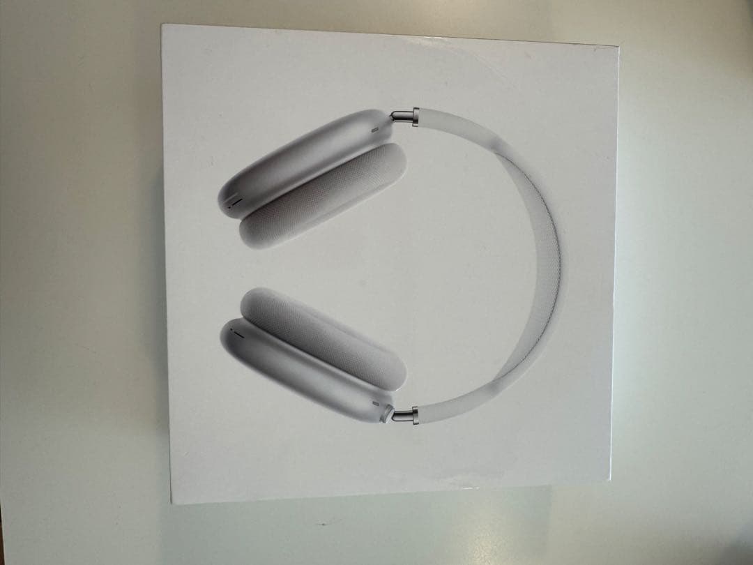 Air Pods Max ホワイト メッシュイヤーカップ ワイヤレスヘッドフォン