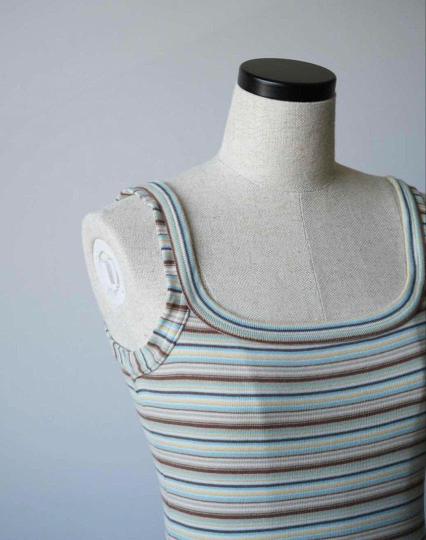 フミカウチダ　MULTICOLOR STRIPE CAMISOLE
