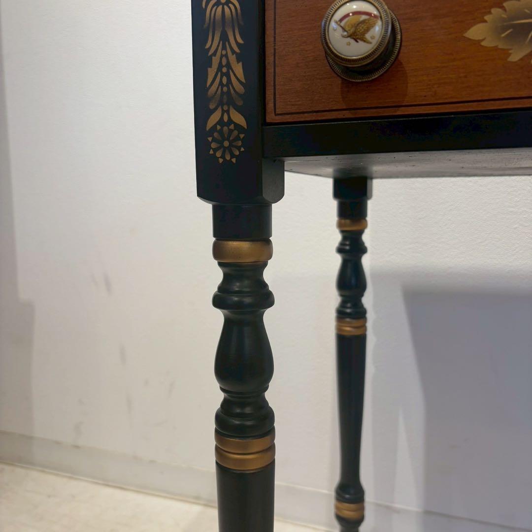 ヒッチコック　ブラックハーベスト　メープル　2段引き出し　コンソールテーブル