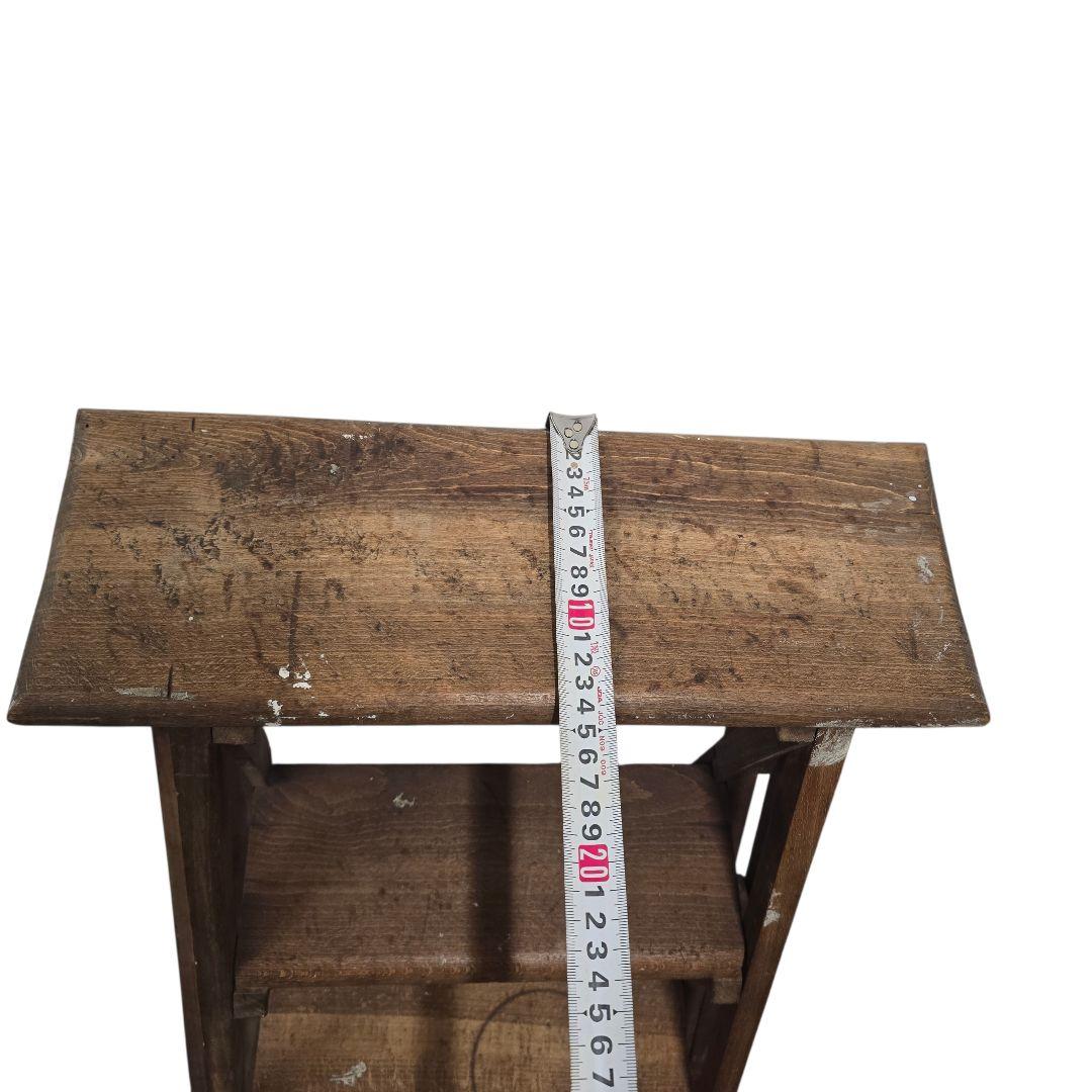 ステップラダー　アンティーク　ヴィンテージ シャビー　脚立　フランス製?