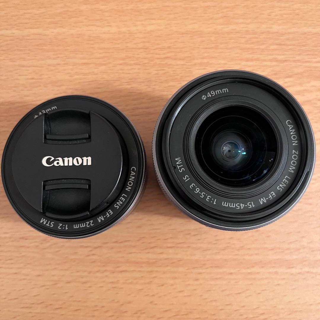 【美品】Canon EOS M100 ミラーレス一眼カメラ ダブルレンズキット