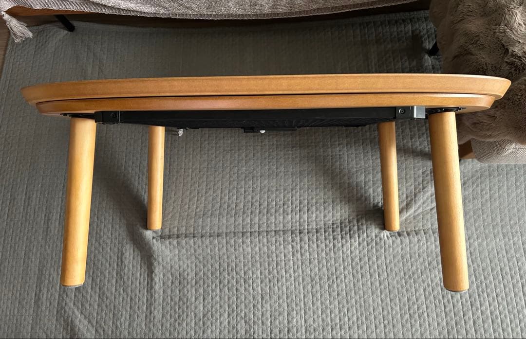 【使用期間５ヶ月未満】無印良品 こたつにもなるローテーブル　小　たのメル便発送