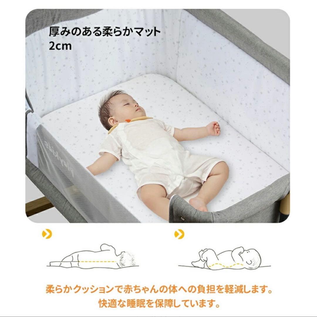 HZDMJ ベビーベッド 折りたたみ