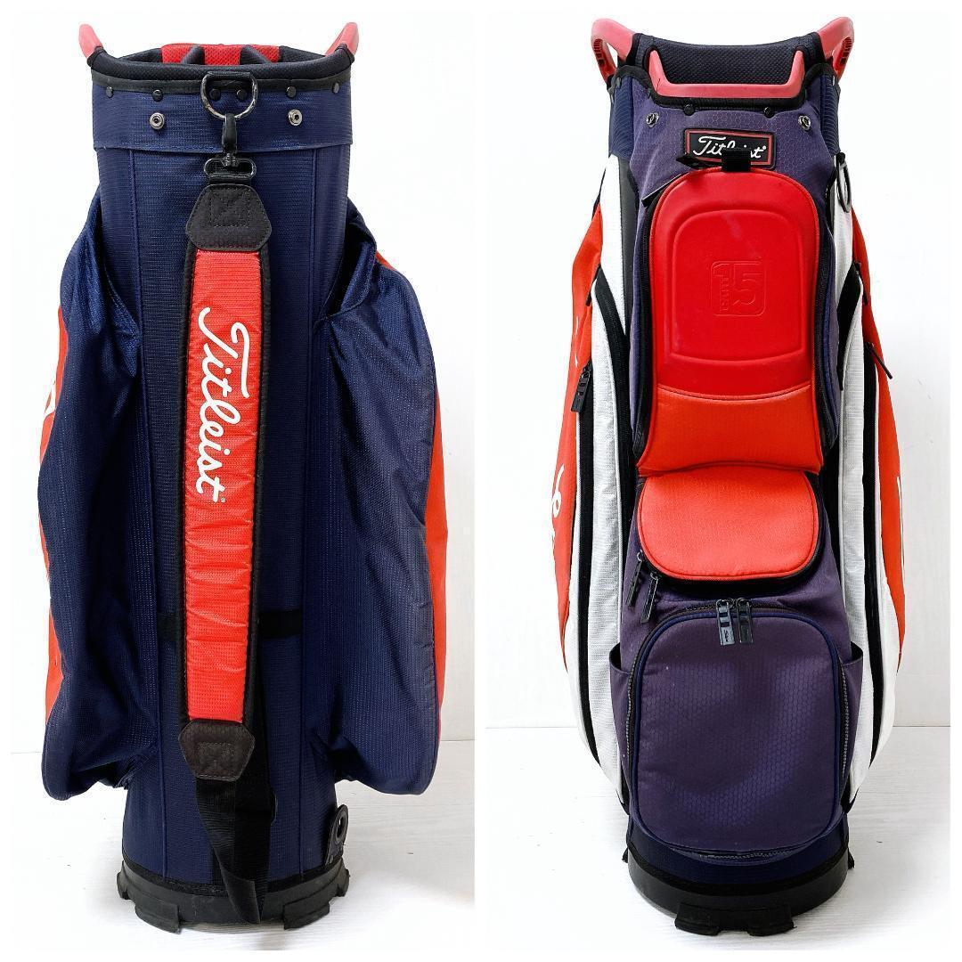 Titleist タイトリスト 15分割 キャディバッグ ゴルフバッグ 9.5型
