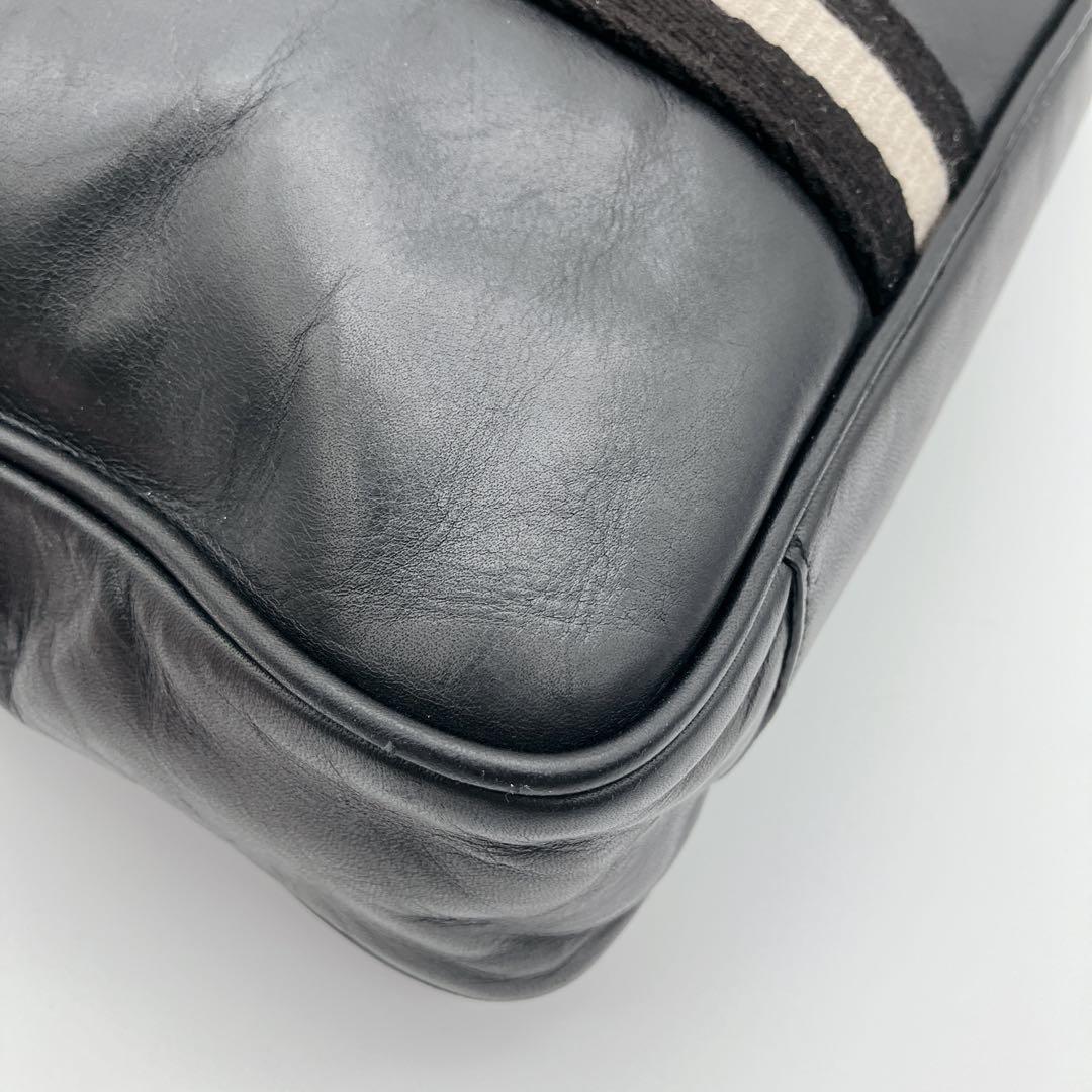 BALLY オールレザー ブリーフケース トレインスポッティング ブラック