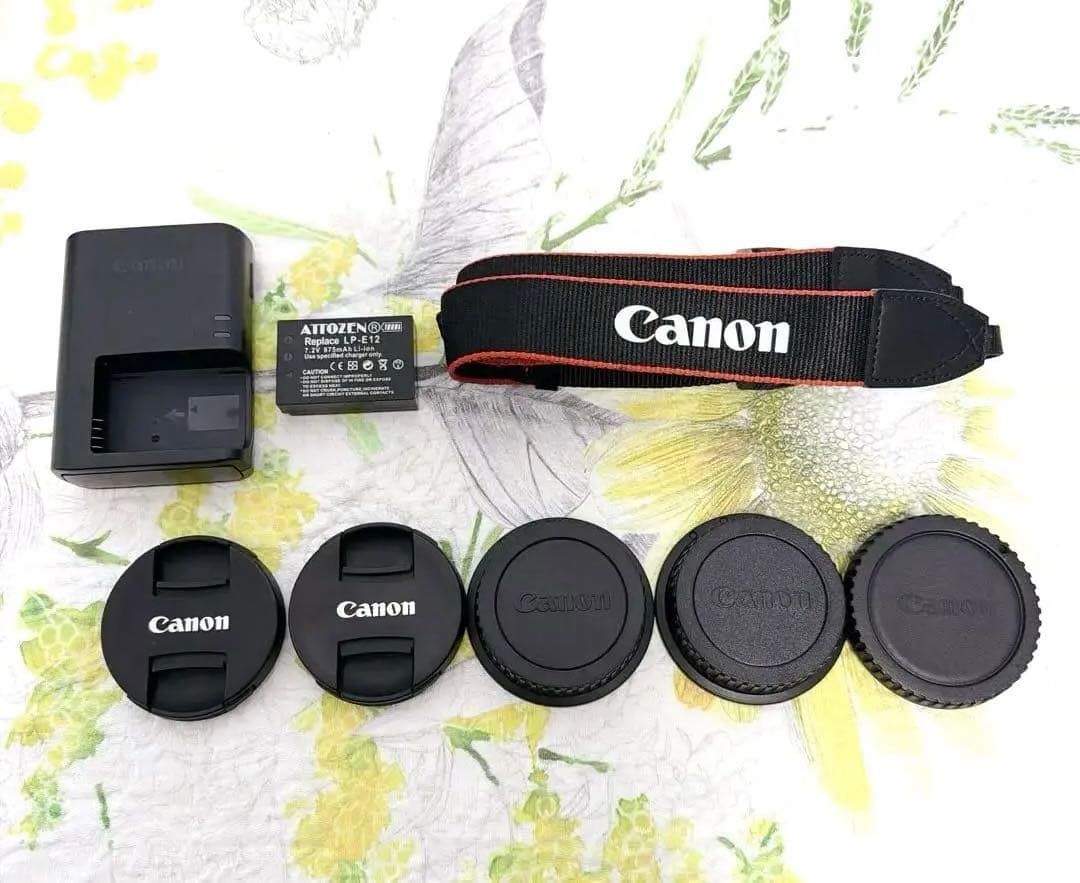 【美品】Canon EOS Kiss X7 ダブルレンズ キャノン♥️初心者♥️