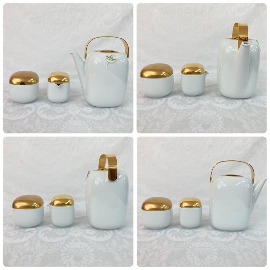 【Rosenthal】スタジオラインコーヒーカップセット 金彩 ゴールド