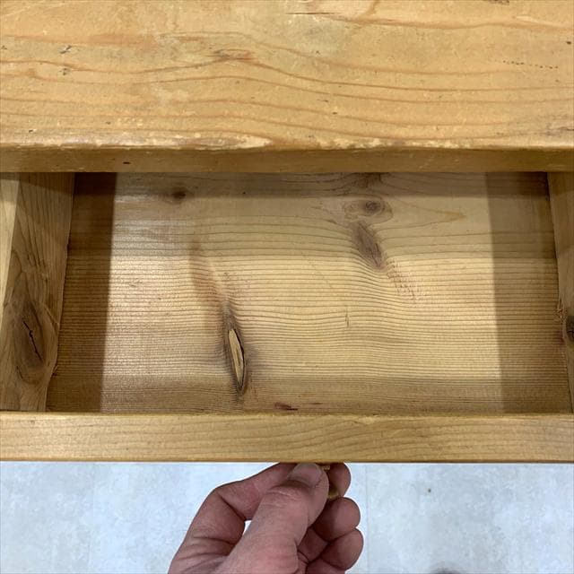 ペニーワイズオールドパインサイドキャビネット（左開き）