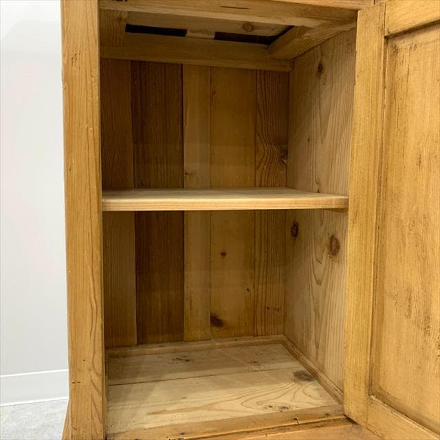 ペニーワイズオールドパインサイドキャビネット（左開き）