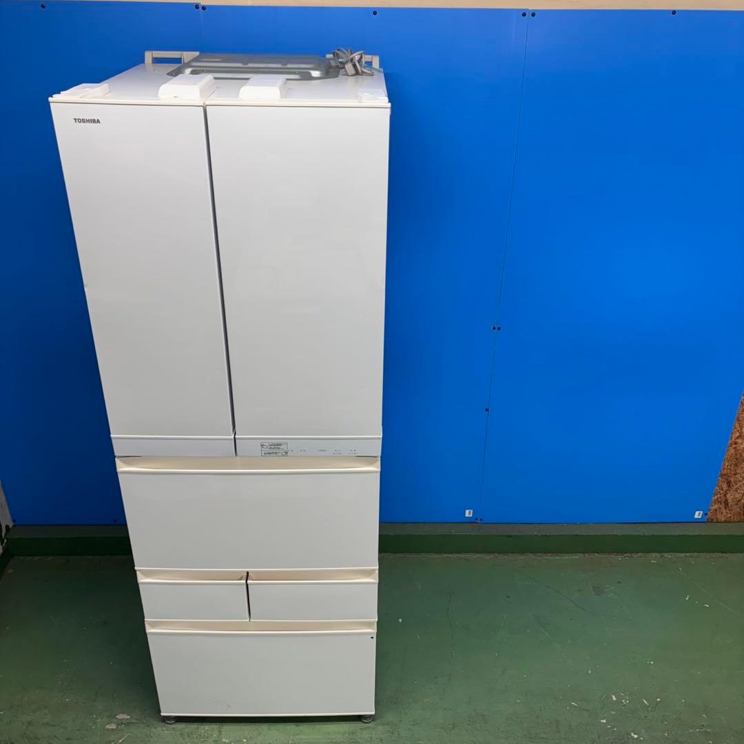 576 大人気　大型冷蔵庫　6ドア　観音開き　フレンチドア　500L強　半年保証